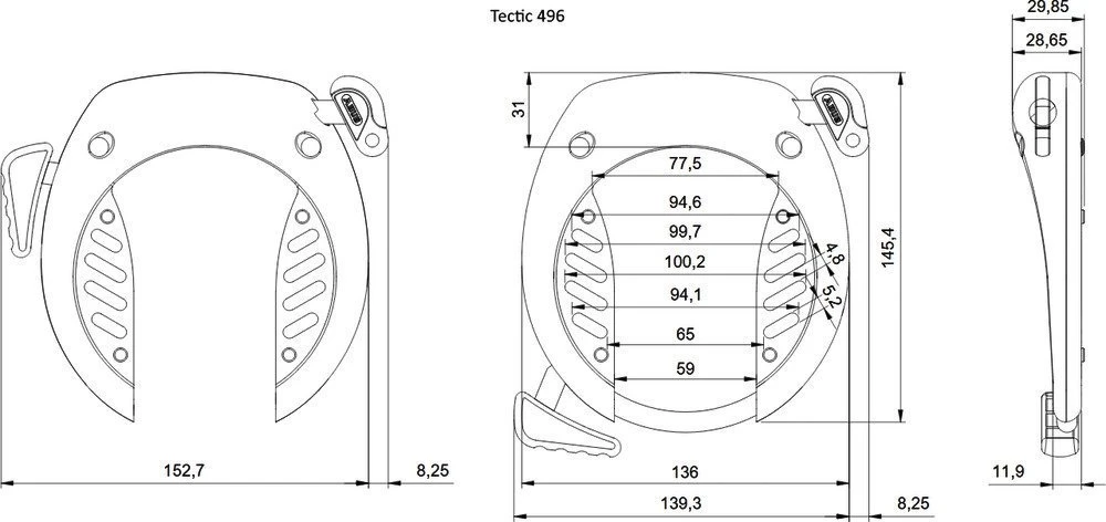 ABUS Tectic 496-NR 4 ABUS Tectic 496-NR - Image 2