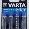 Varta Mignon High Energy (LR6, AA, AM3) Stückpreis ! 1 Packung = 4 Stück -Lapierrik Verkaufe Batterie Varta AA Mignon 1.5 Volt Alkaline Longlife Power LR6 MN1500 4906