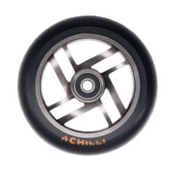 Chilli Pro Scooter Ersatzrolle Wheel Izzy-Earth 110mm Black PU / Grey Core