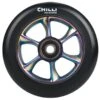 Chilli Pro Scooter Ersatzrolle Wheel Turbo 110mm Black PU / Rainbow Core -Lapierrik Verkaufe Chilli Pro Scooter Wheel Turbo 110mm black PU rainbow core C 1034 RB