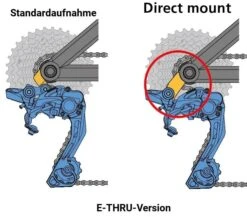 Bulls Ausfallende (Schaltauge) Für E-Stream Mit 650Wh-Akku Ab 2018 ST-130 Normal-Mount -Lapierrik Verkaufe Direct mount 2