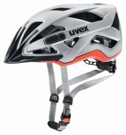 Uvex Active-CC 52-57cm / 56-60cm -Lapierrik Verkaufe Helm Uvex Actice CC silver orange 52 57cm 4043197296272 S4104270315