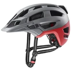 Uvex Finale-Light 52-57cm / 56-61cm -Lapierrik Verkaufe Helm Uvex Finale Light silver red matt 52 57cm S4100430215 4043197346113