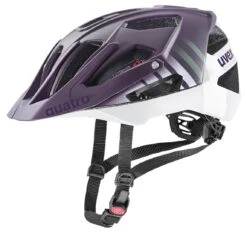 Uvex Quatro-CC 52-57cm / 56-61cm -Lapierrik Verkaufe Helm Uvex Quatro CC 2022 plum white mat 52 57cm S4100260115 S4100260115