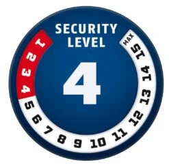 ABUS Steel-O-Chain 4804K/75 Black Mit Schlüssel -Lapierrik Verkaufe Level4 1