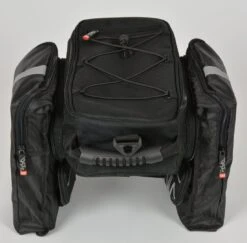 Northwind I-Rack-1 Gepäckträgertasche "Smartbag Classic" Mit Ausklappbaren Seitentaschen -Lapierrik Verkaufe Northwind Fuxon Gepaecktraeger Tasche I Rack Smartbag Classic 080 40946 ausgeklappt