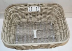 Pegasus Tourina Vorderrad-Korb Geflochten-breit Grau -Lapierrik Verkaufe Pegasus Korb Tourina 2017 grau 050 21408 oben