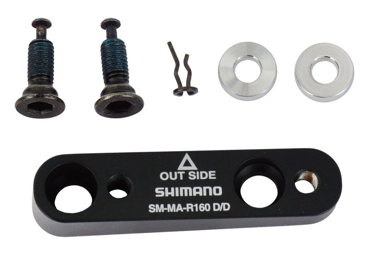 Shimano Adapter HR Flatmount Bremse Auf Flatmount Befestigung Mit 160mm Scheibe SM-MA-R160D/D 3 Shimano Adapter HR Flatmount Bremse Auf Flatmount Befestigung Mit 160mm Scheibe SM-MA-R160D/D