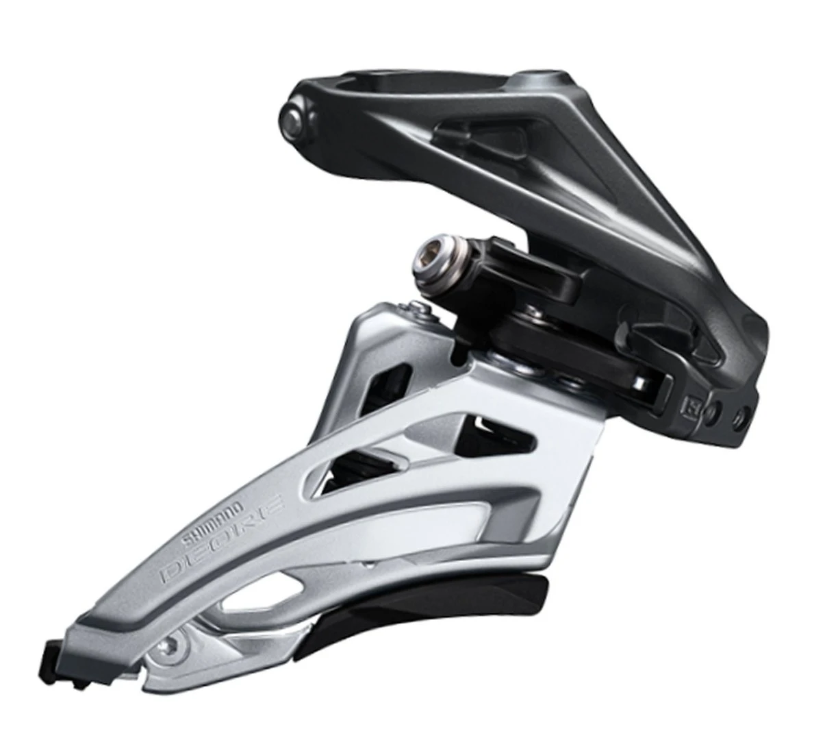 Shimano Deore FD-M6020-H Ab 2018 10x2-fach Sideswing High-Clamp Frontpull 66-69° Schwarz 3 Shimano Deore FD-M6020-H Ab 2018 10x2-fach Sideswing High-Clamp Frontpull 66-69° Schwarz