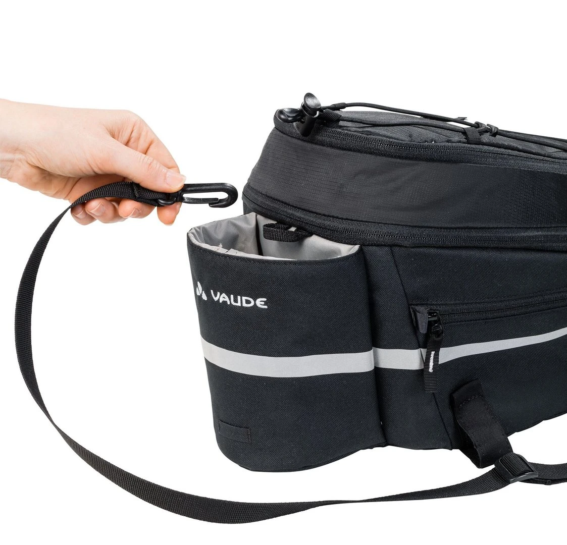 Vaude SilkRoad-L Klett-Gepäcktragertasche Schwarz 5 Vaude SilkRoad-L Klett-Gepäcktragertasche Schwarz - Image 3