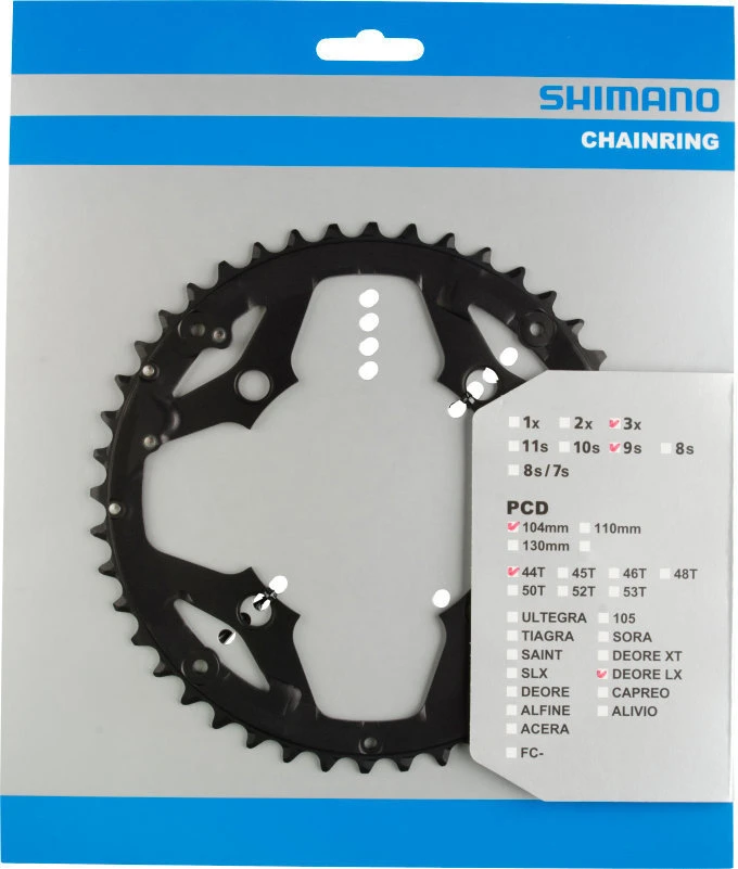 Shimano LX Ab 2005 4-Arm 9-fach 44 Zähne S-Type IG Alu Schwarz Y-1FU98040 Ausverk. Ersatz:1GX9806 3 Shimano LX Ab 2005 4-Arm 9-fach 44 Zähne S-Type IG Alu Schwarz Y-1FU98040 Ausverk. Ersatz:1GX9806
