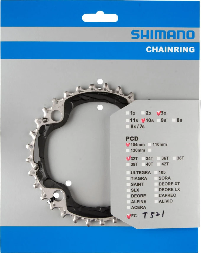 Shimano Deore Ab 2014 4-Arm 10-fach 32 Zähne AE-Type Stahl Schwarz Y-1NL98010 3 Shimano Deore Ab 2014 4-Arm 10-fach 32 Zähne AE-Type Stahl Schwarz Y-1NL98010